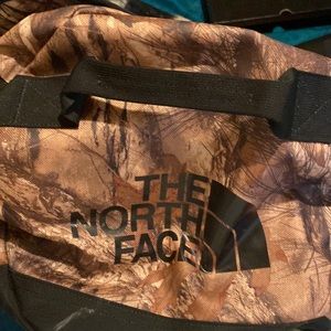 North face duffel w/ backpack style shoulder straps.waterproof